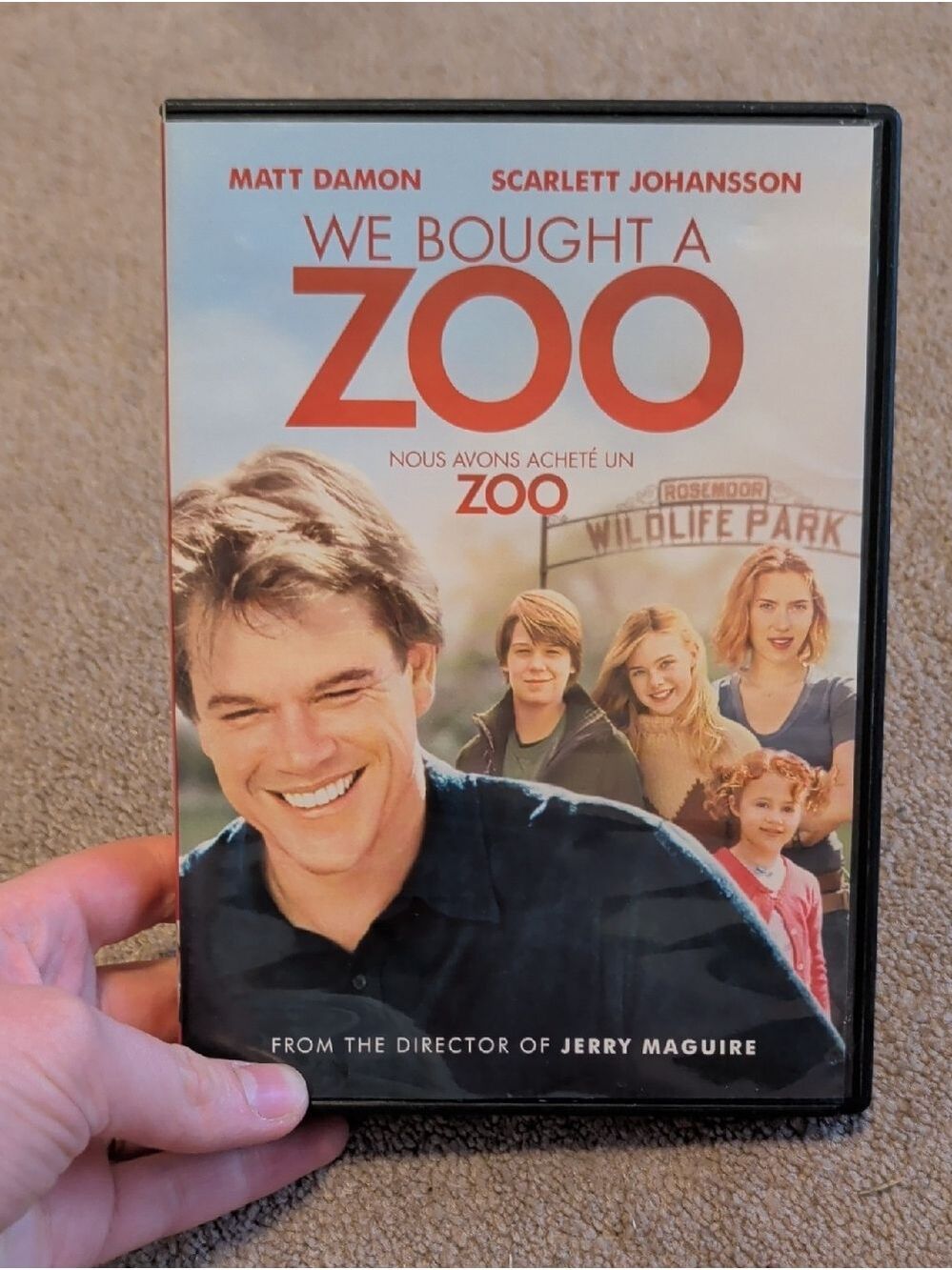 💜 5/$20 We Bought a Zoo DVD - Orange &‎ White Cover